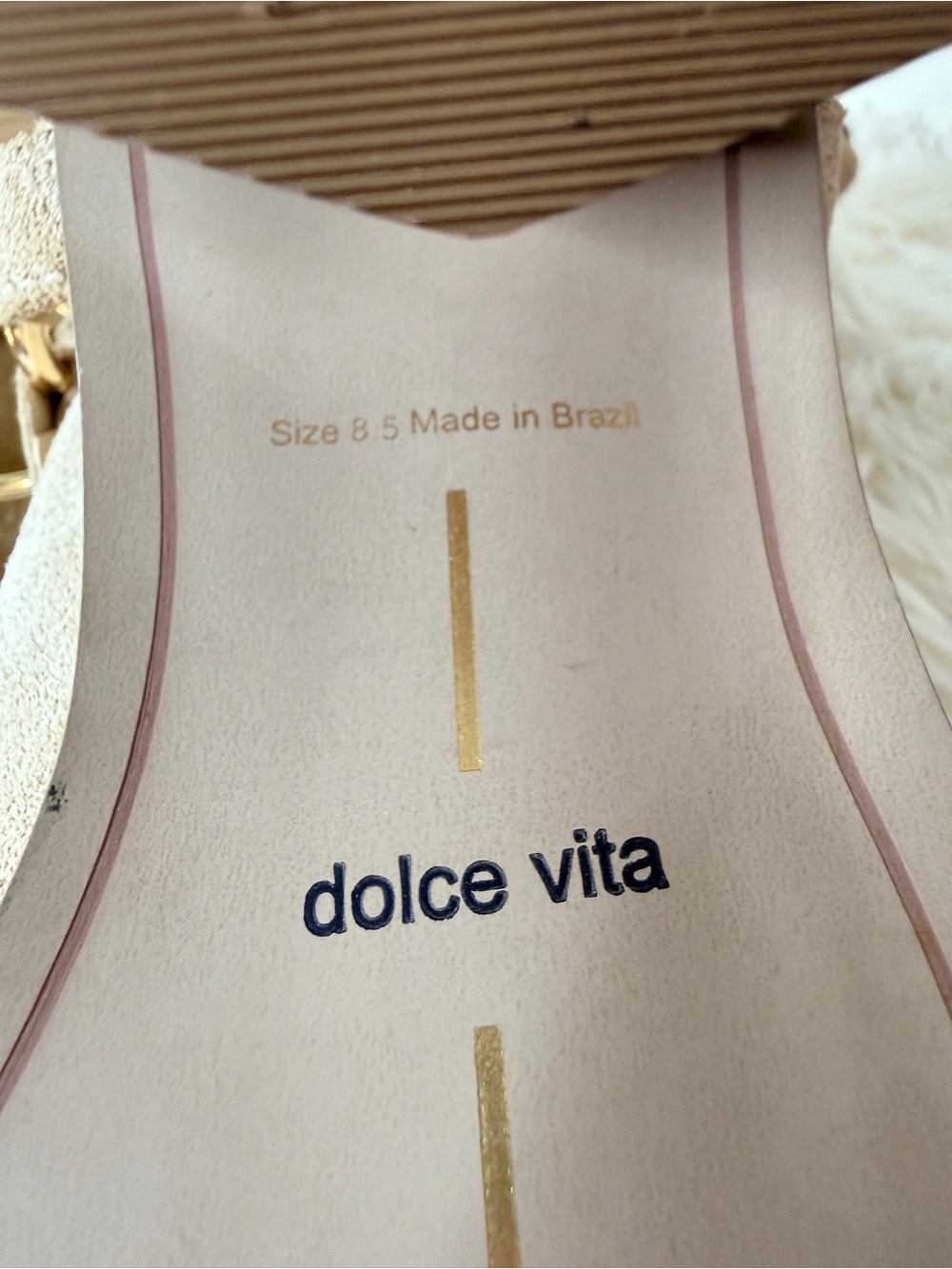 Dolce Vita Kanyon Suede Pointed Toe Western Embellished Mule Heels Tan Size 8.5 - Picture 12 of 12